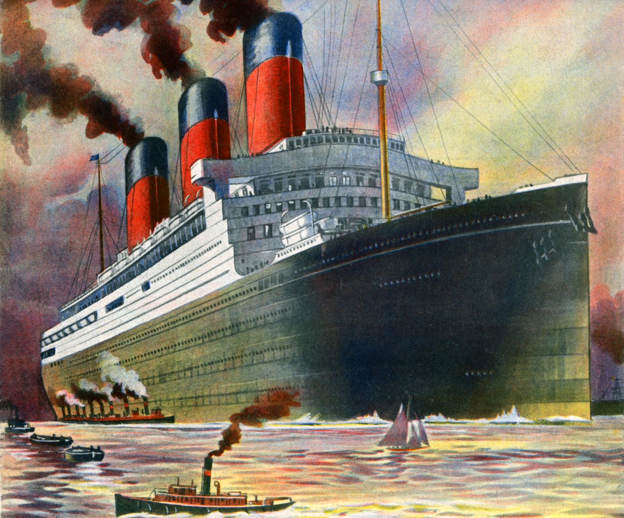 RMS Majestic by Unbekannter Künstler