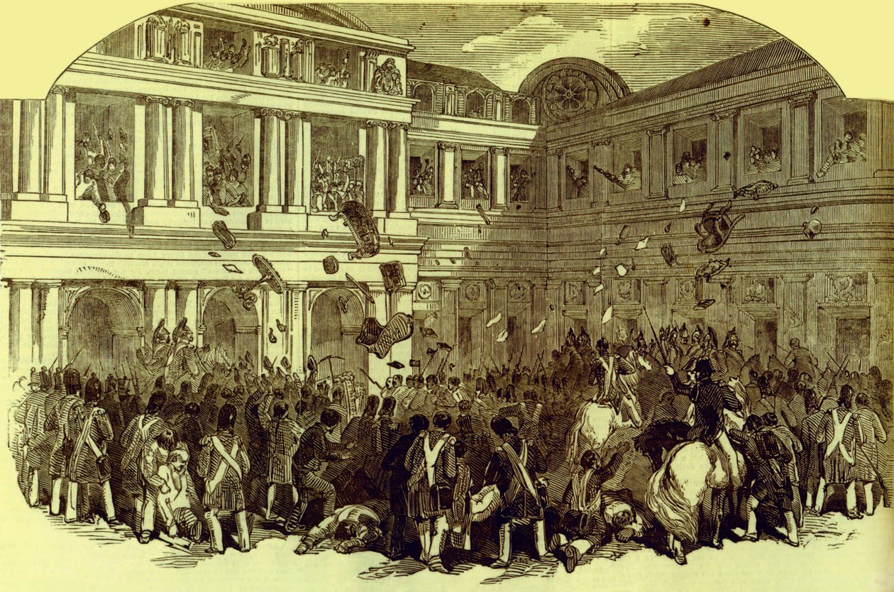 Revolution in Paris February 1848 by Unbekannter Künstler
