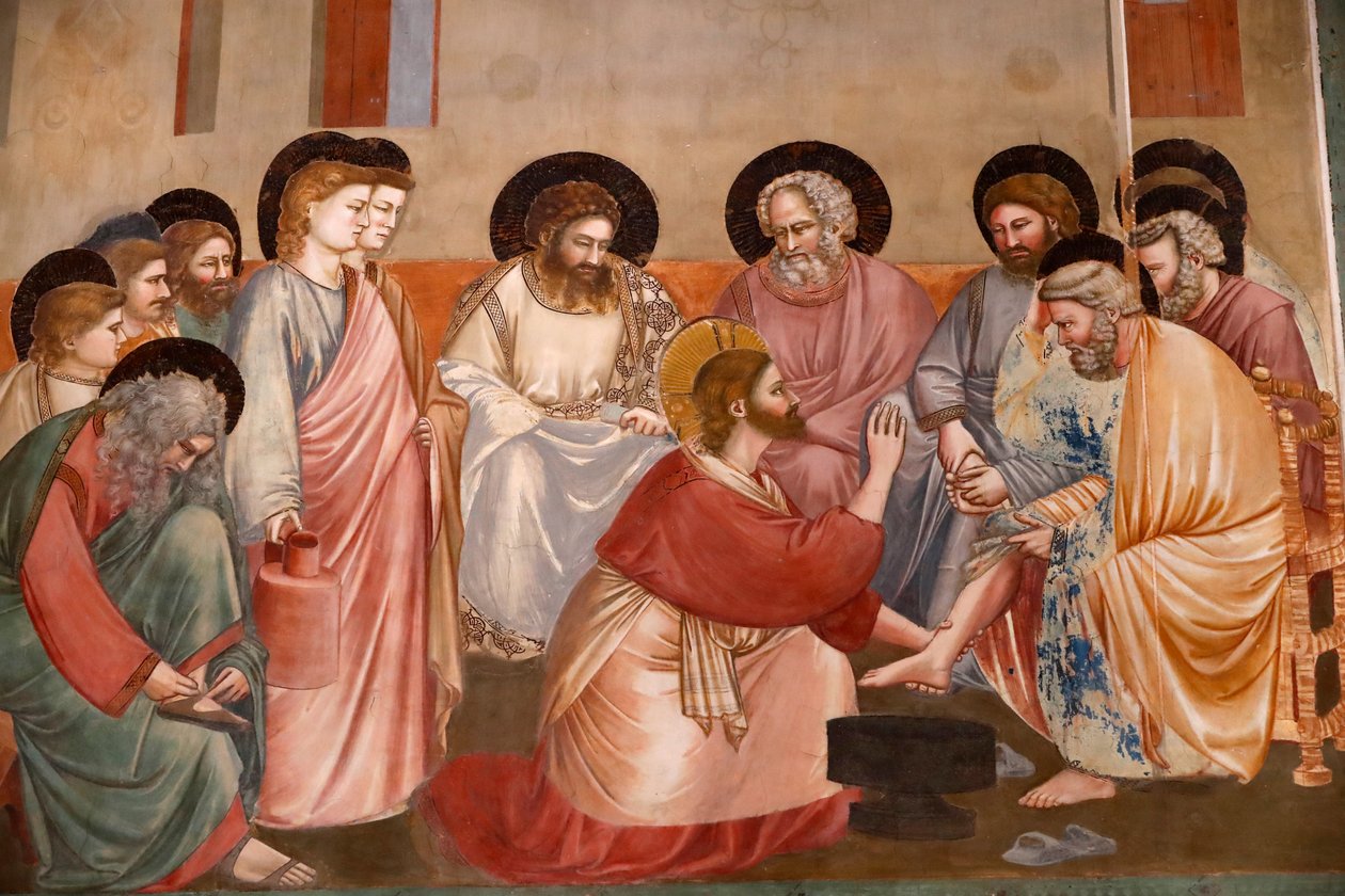 The Scrovegni Chapel. Fresco by Giotto by Unbekannt