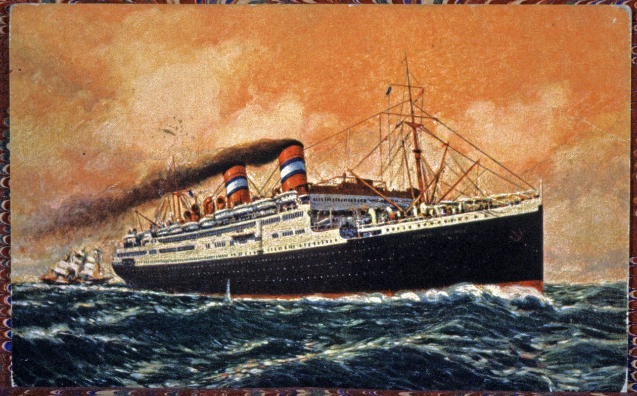 The Liner Conte Grande by Unbekannter Künstler