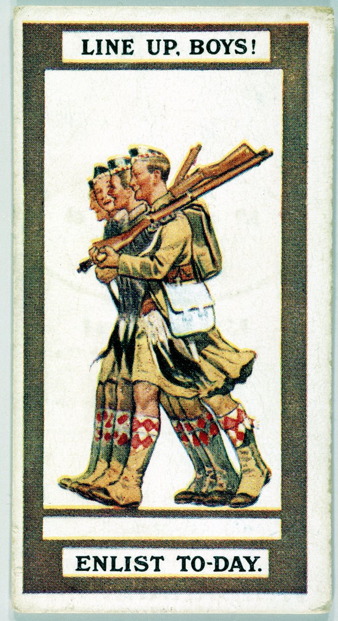 Cigarette Cards - WW1 Recruiting by Unbekannt