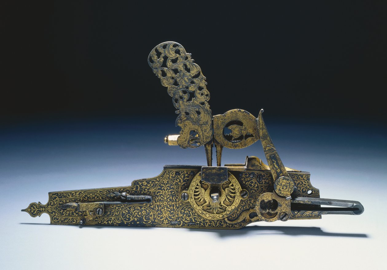 Wheel-Lock from a Hunting Rifle, c.1660-1720 by Unbekannt