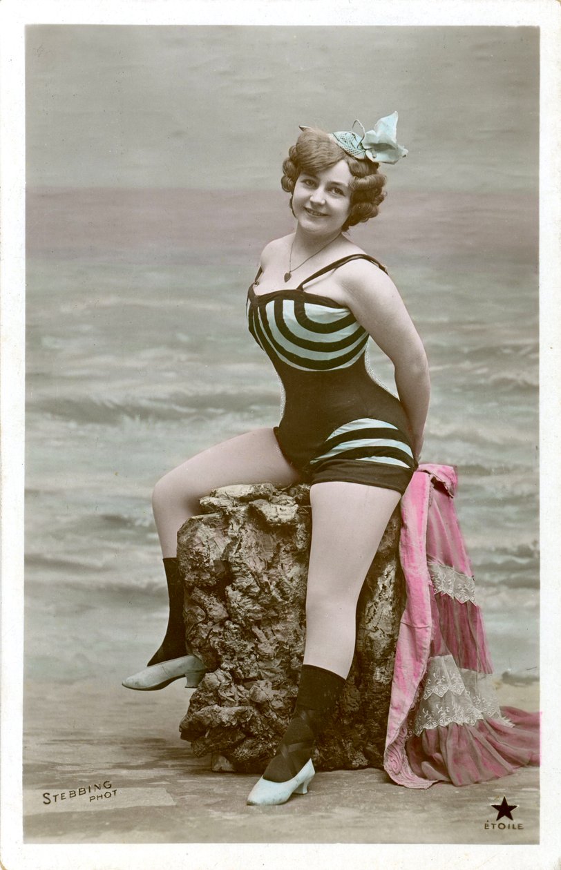 Woman in Swimsuit, c. early 1900s by Alec Hunter