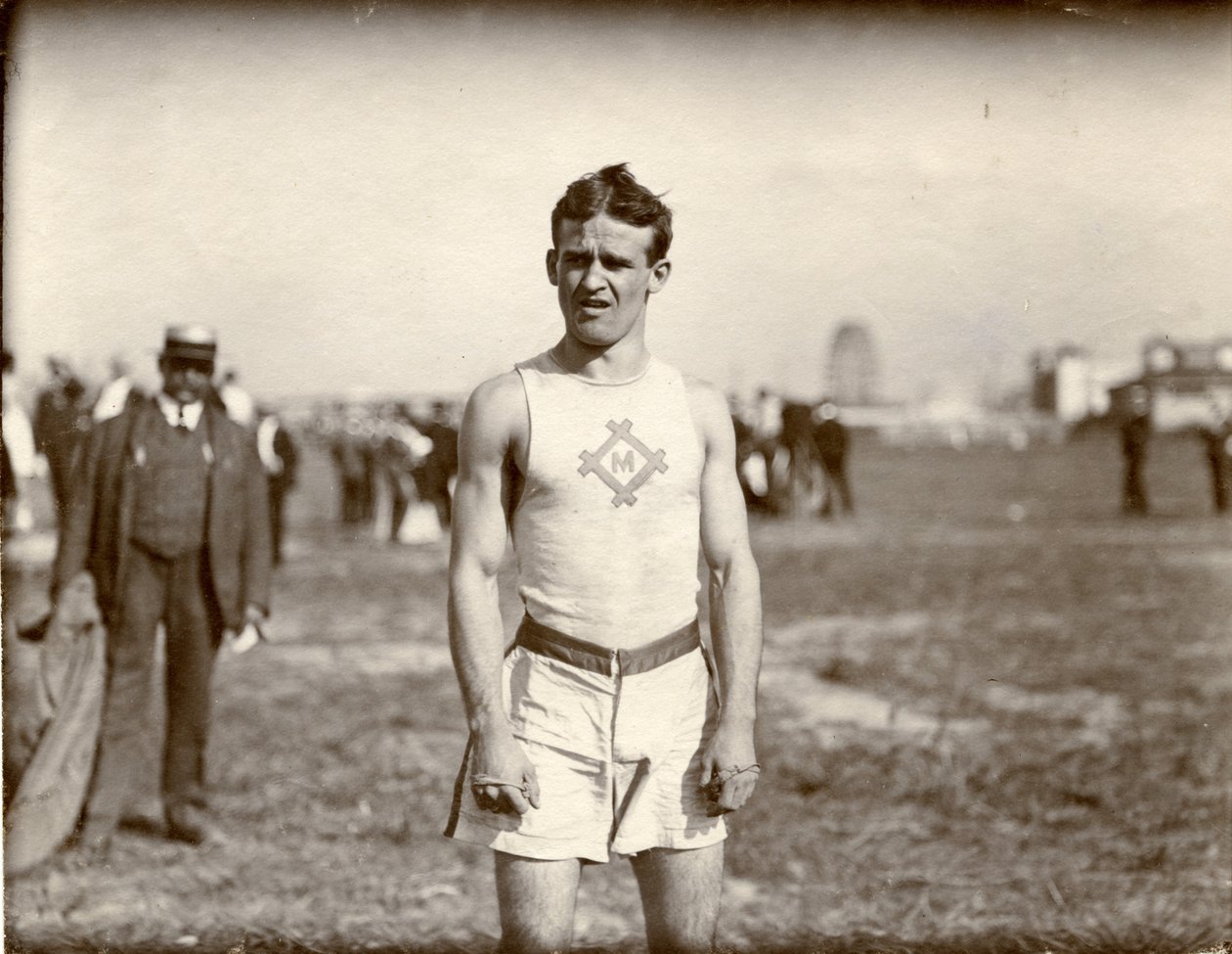 1904 Olympics - Archie Hahn, Milwaukee Athletic Club, Winner of 100 Meter Dash by Unknown