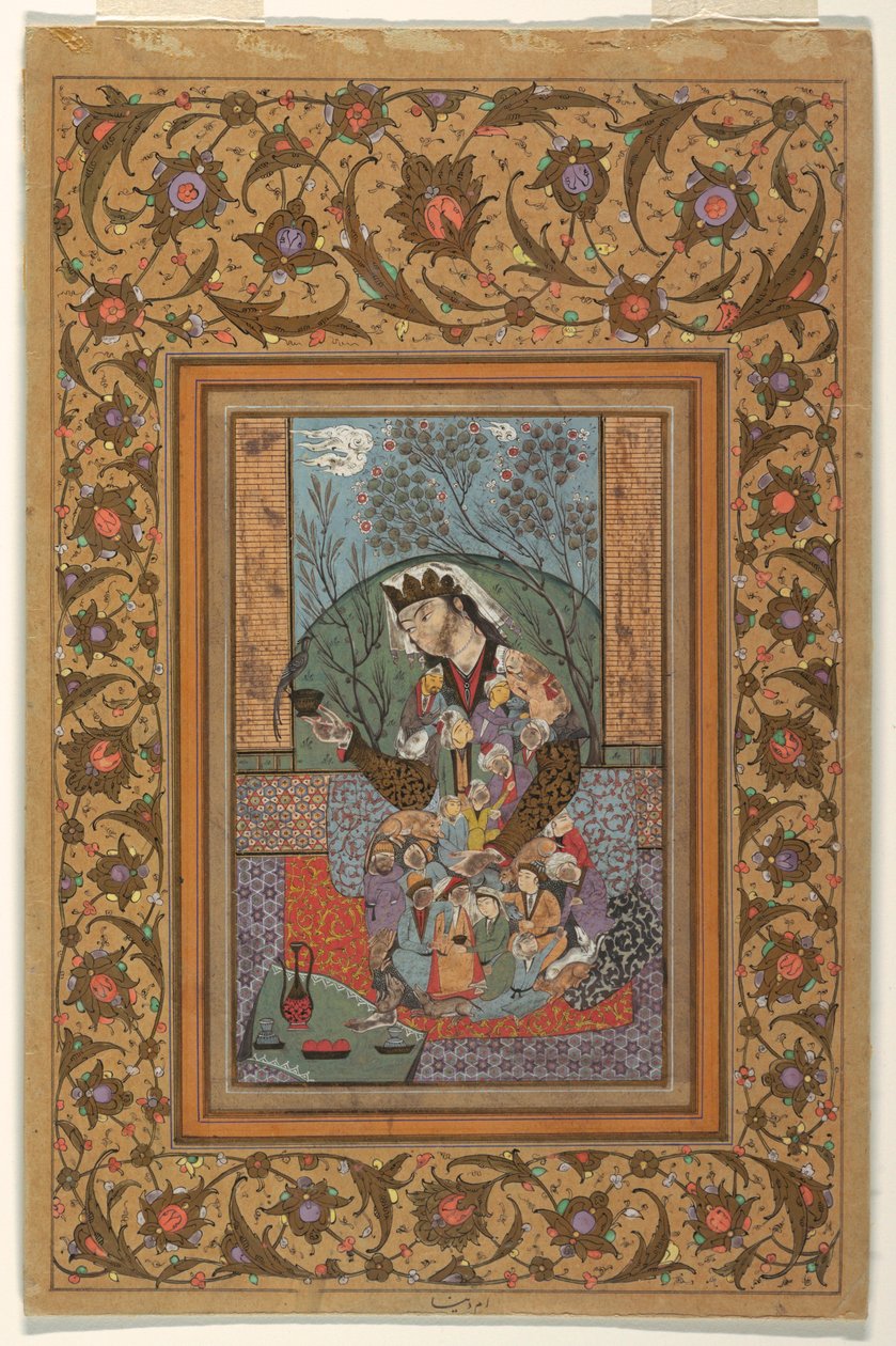 Miniature: Seated Figure by Unknown