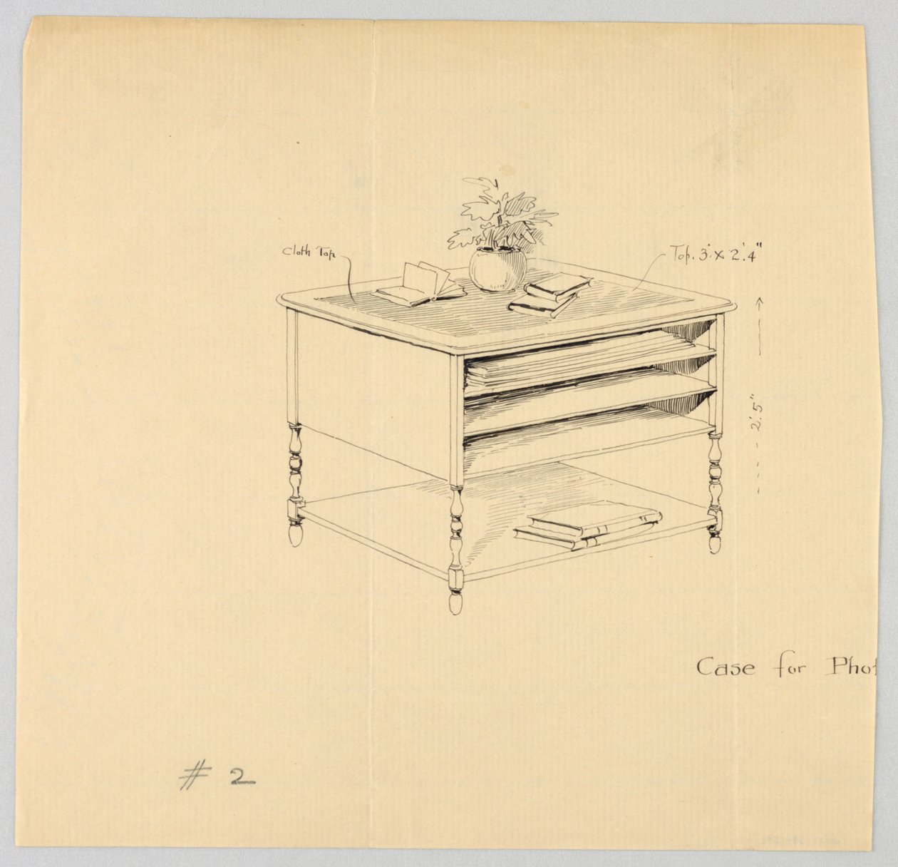 Design for Case for Photographs by Unknown