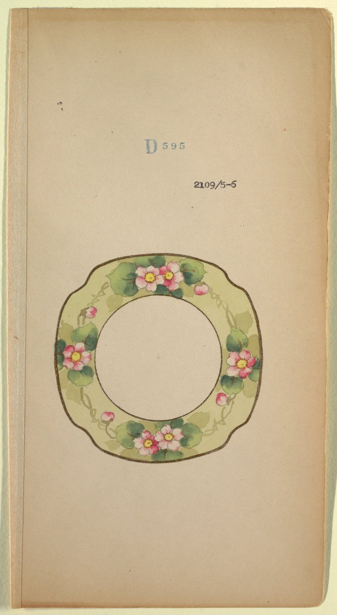 Design for a Plate by Unknown
