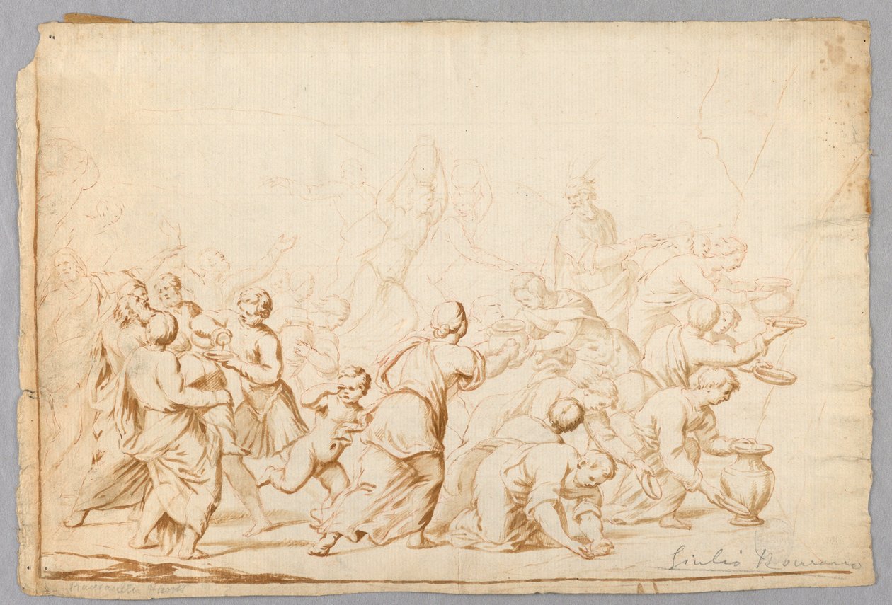 Compositional Study after Giulio Romano by Unknown