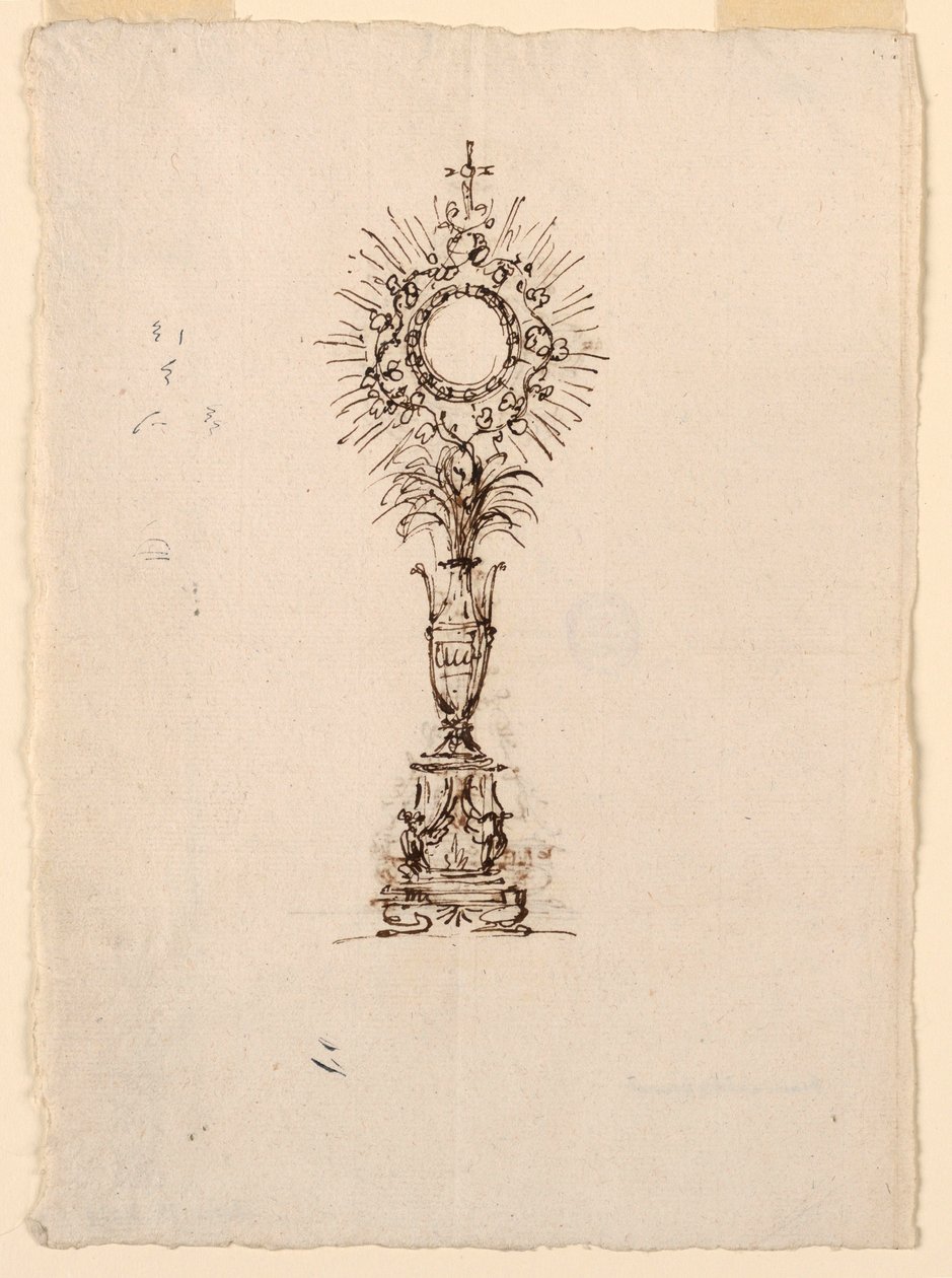 Design for a Monstrance, 1815-1830 by Unknown