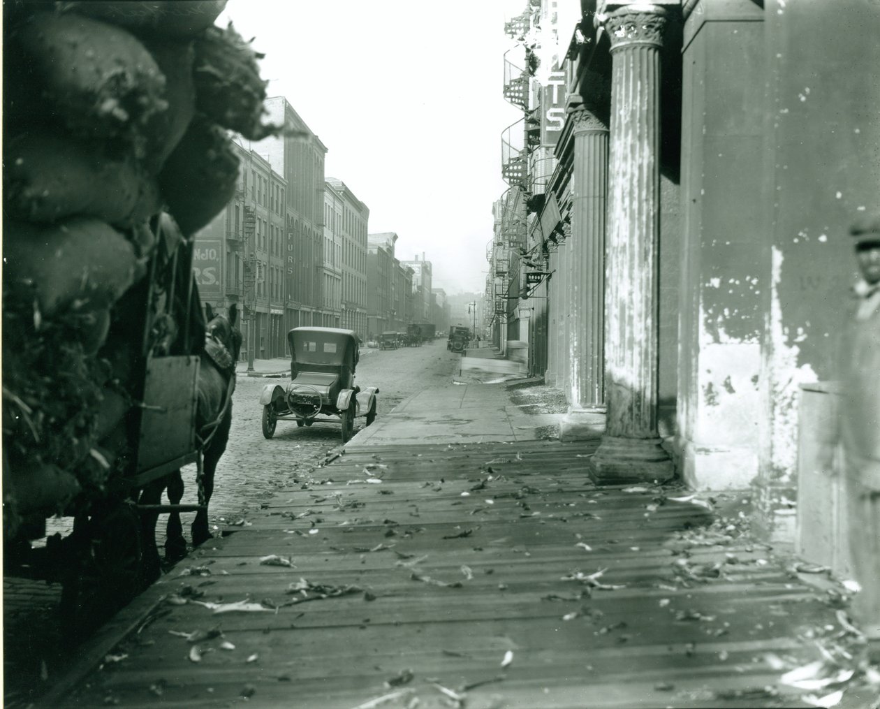 Main Street, Looking North Across Market Street by Unknown