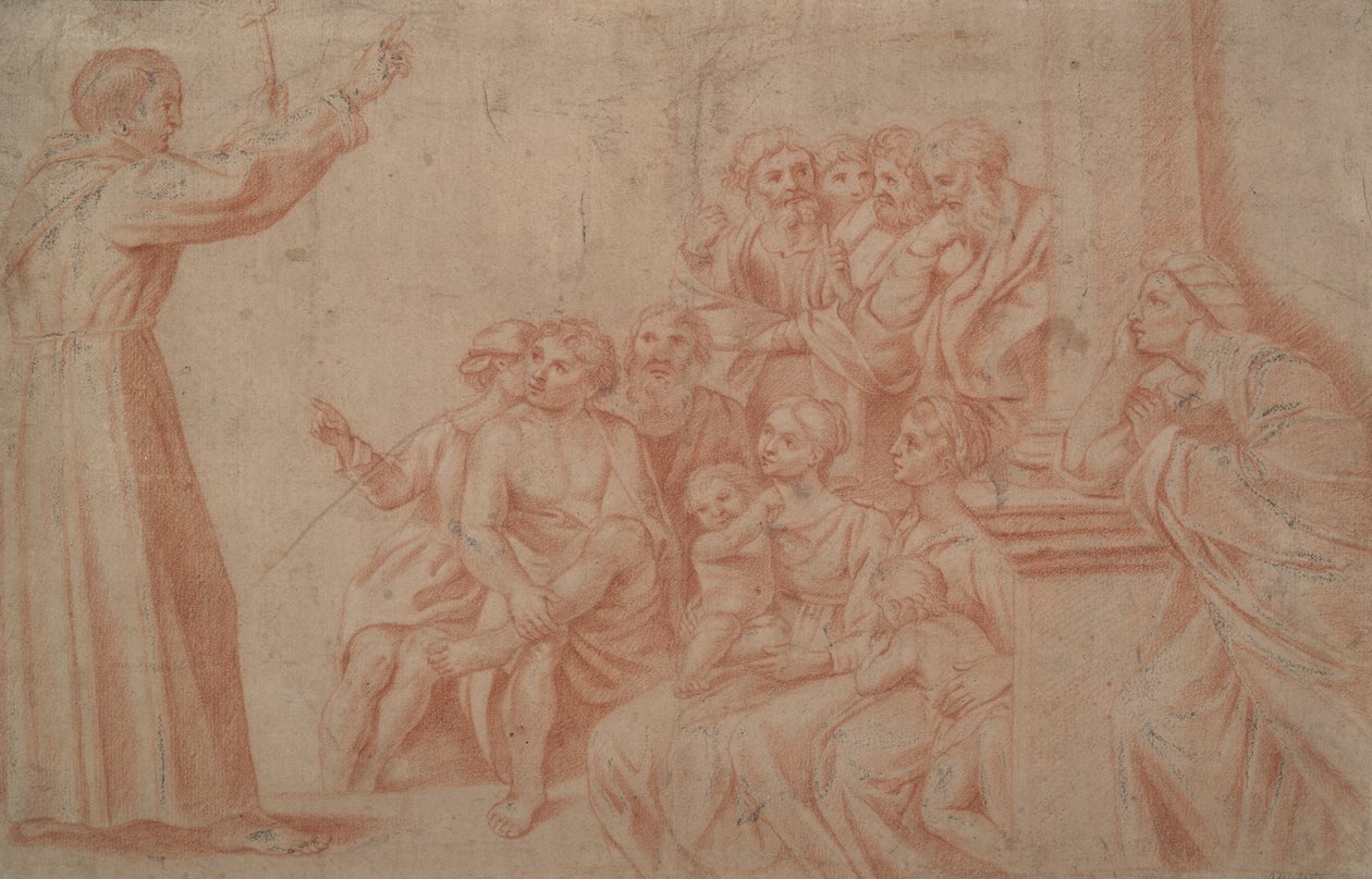 A Monk Preaching by Unknown