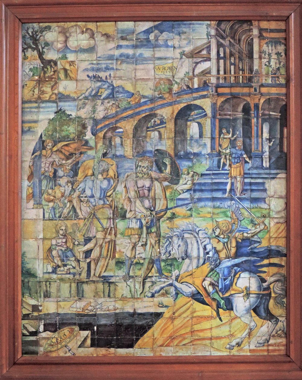 Tiled Scene, Chateau de Chantilly by Unknown