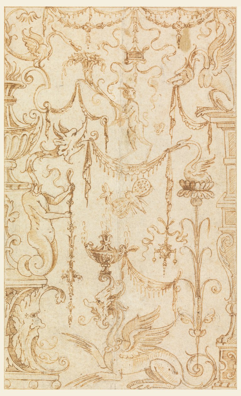 Design for Grotesque Decoration by Unknown