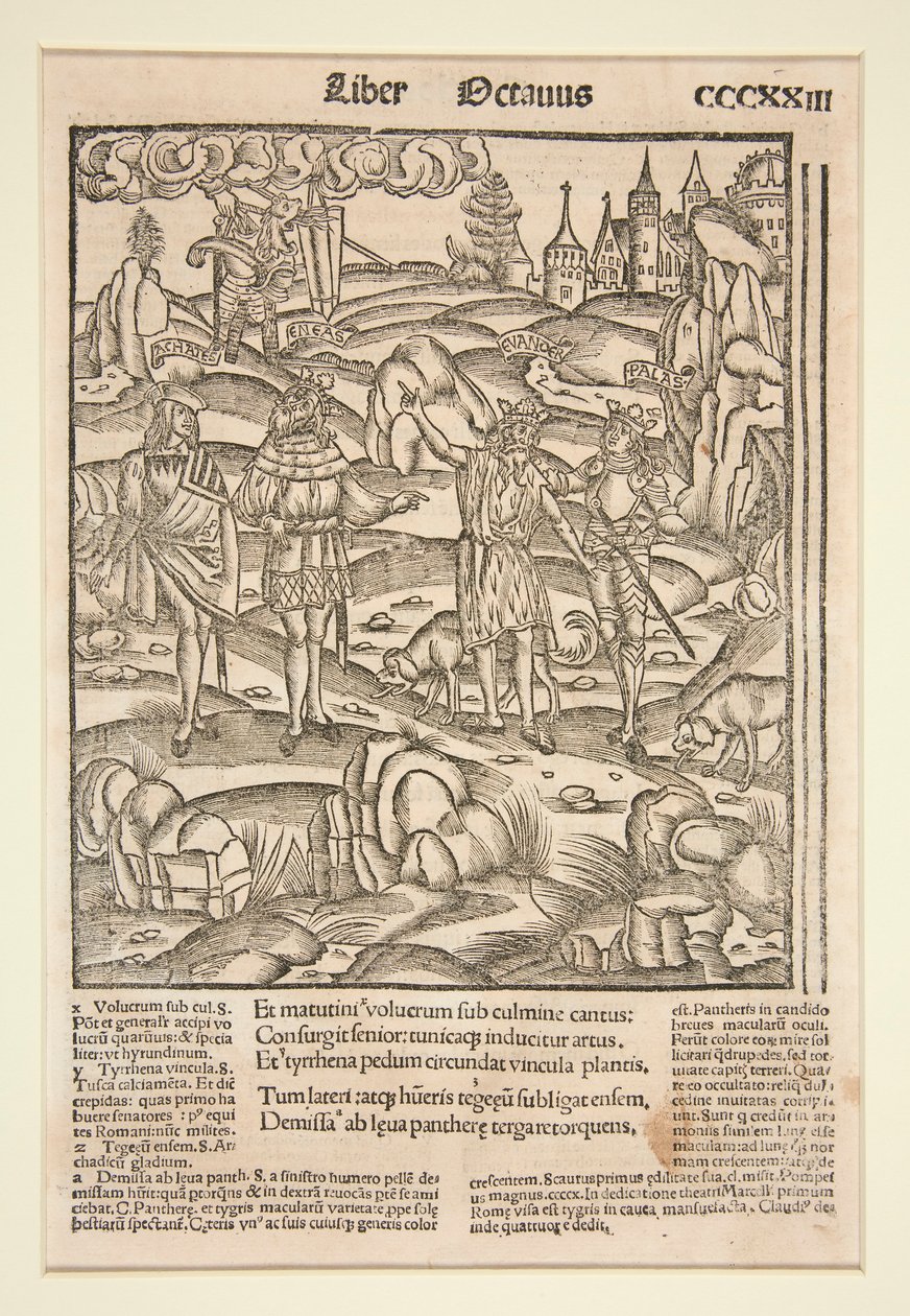 Page from the Strasbourg Virgil, 1502 by Unknown