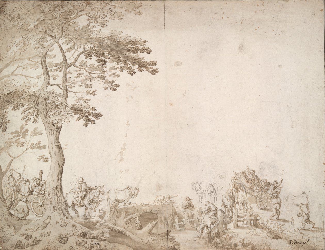 Peasant Outing by Unknown