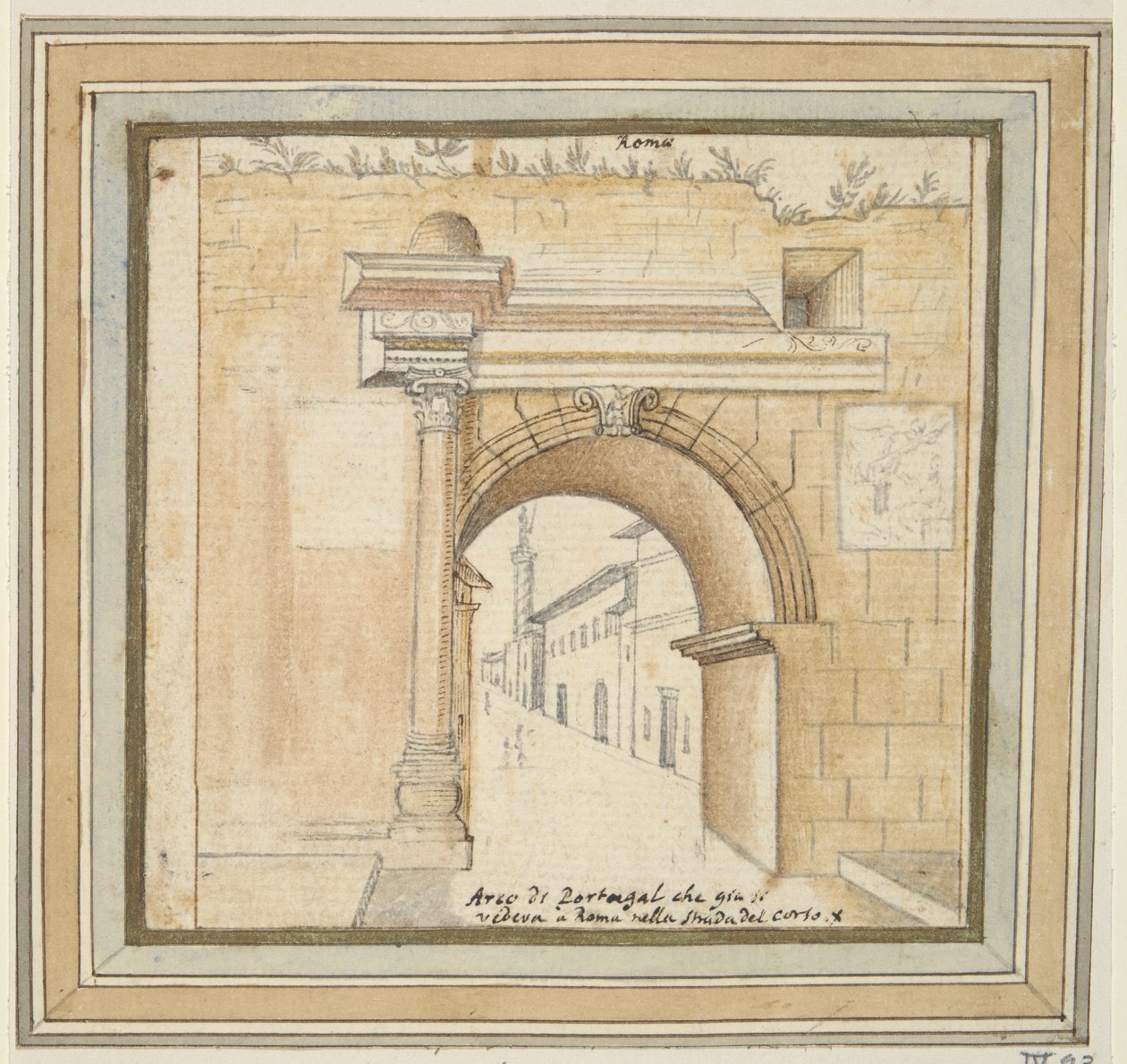 Portuguese Arch in Rome by Unknown
