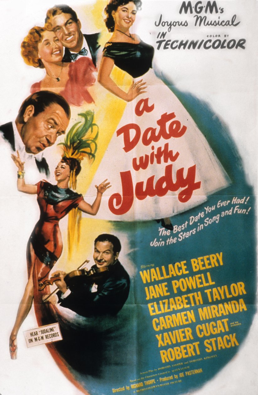 Poster for A Date with Judy by Unknown