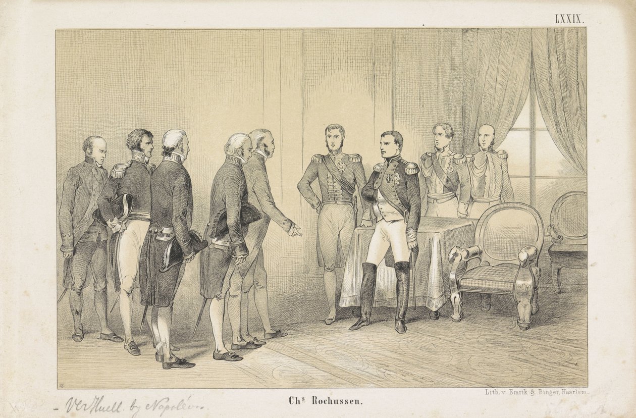 Verhuell with Napoleon, 1806 by Unknown