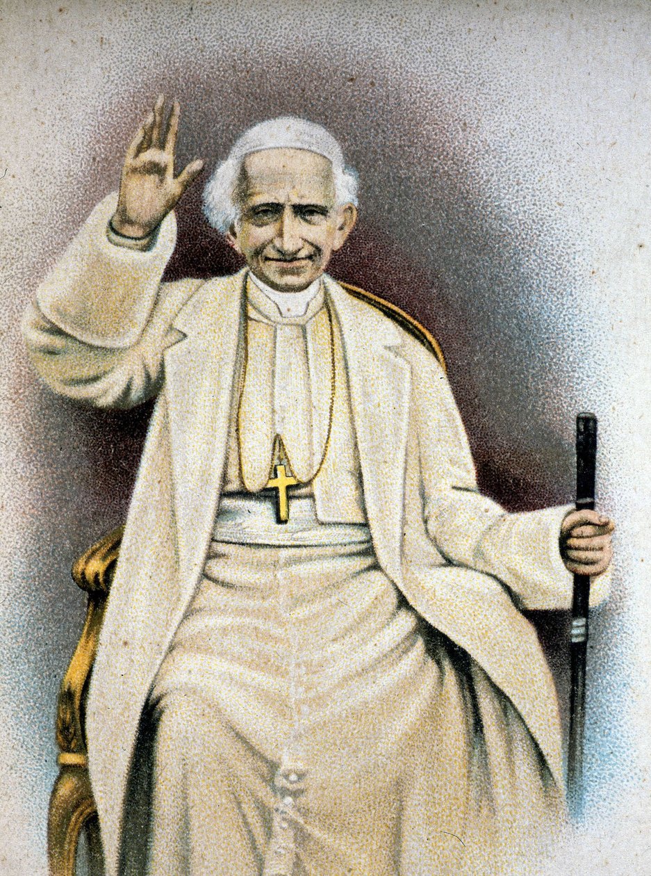 Portrait of Pope Leo XIII, Chromolithography by Unknown artist