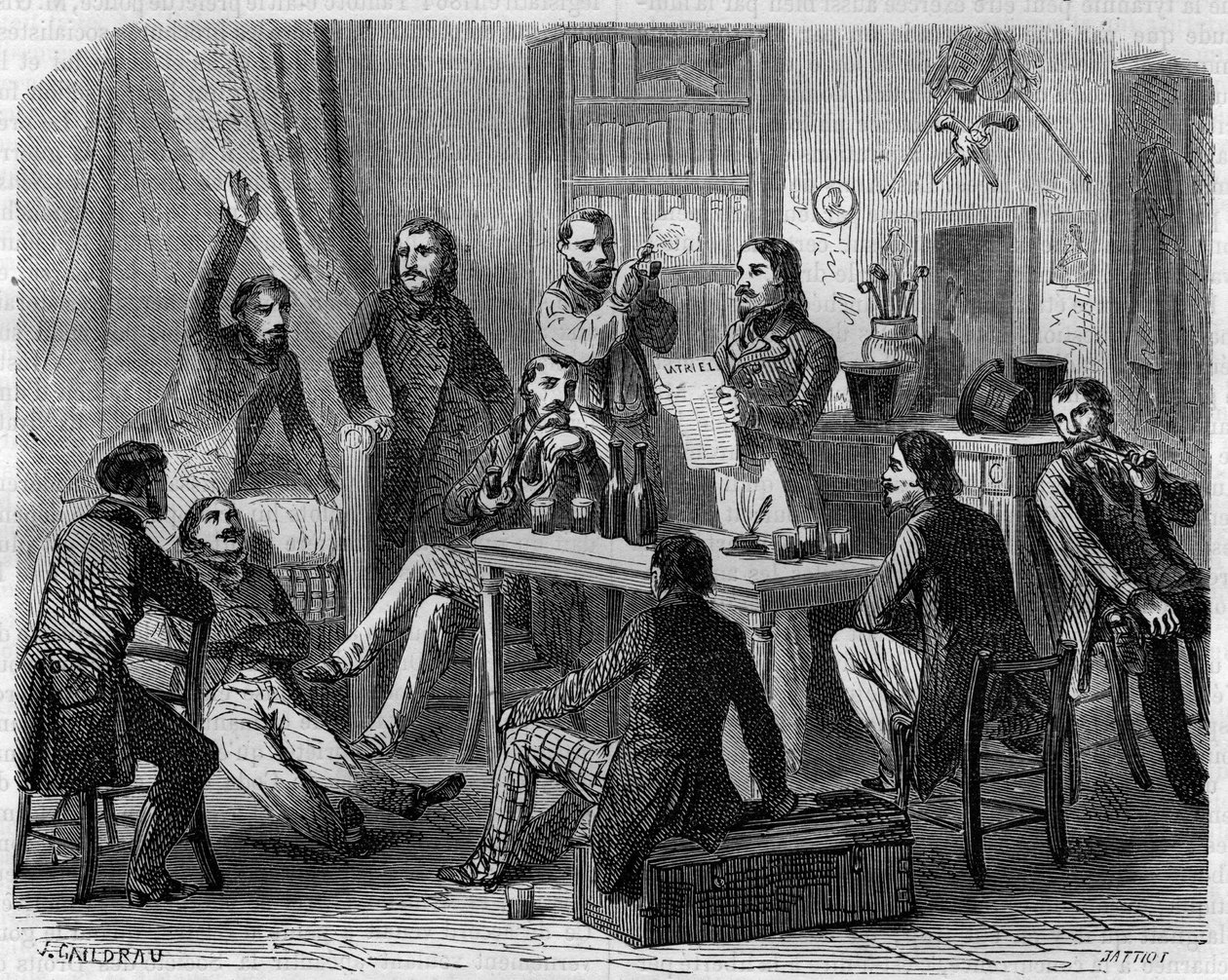 The Human Rights Society (SDH) in 1832. by Unknown artist