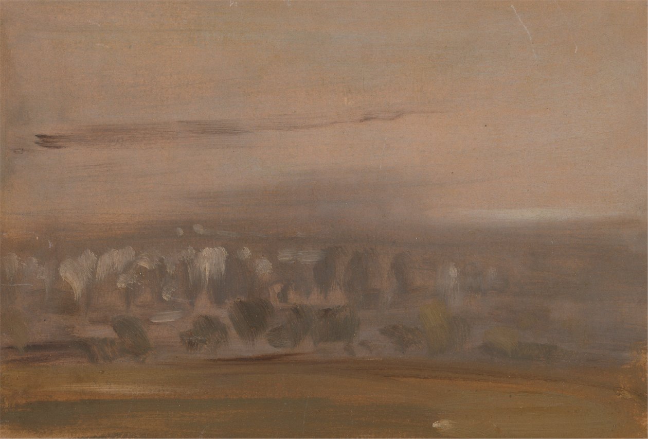 Landscape with Trees on a Slope by Unknown artist