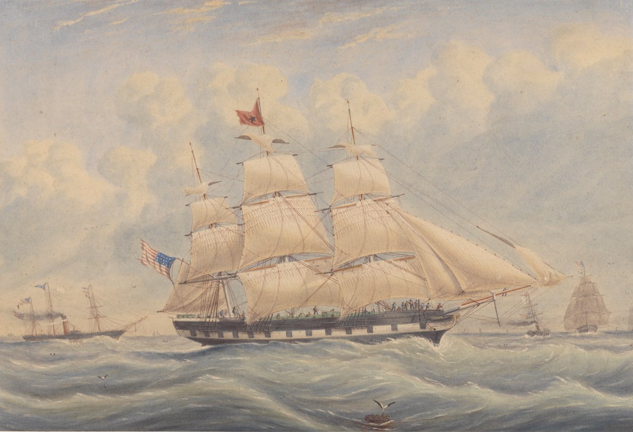 Packet Ship Ivanhoe 1849 by Unknown artist