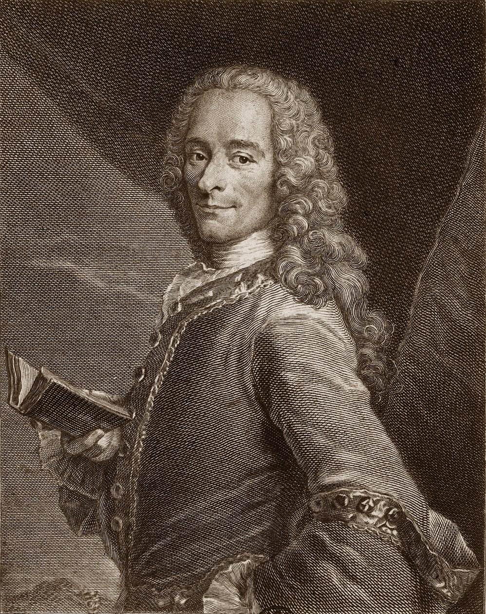 Portrait of Voltaire. by Unknown artist