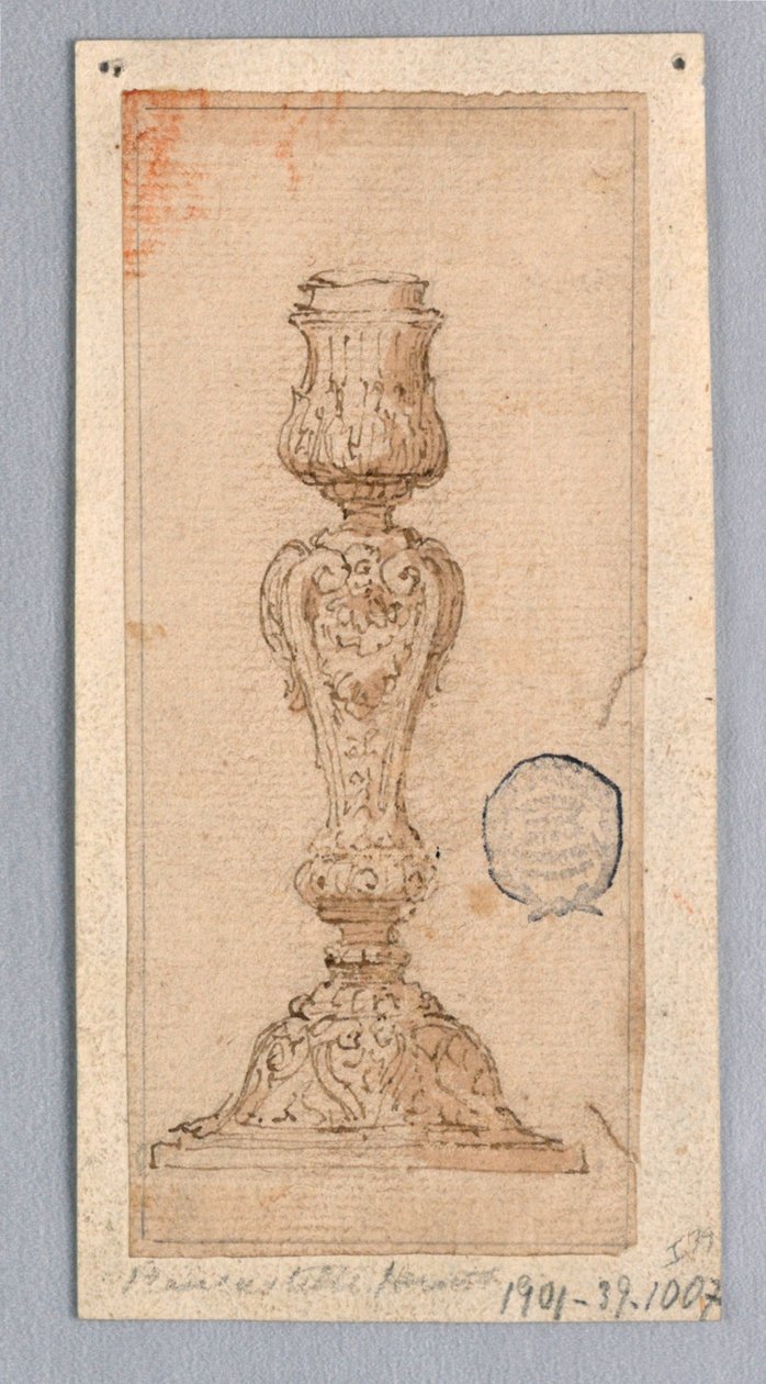 Project for a Candlestick by Unknown artist