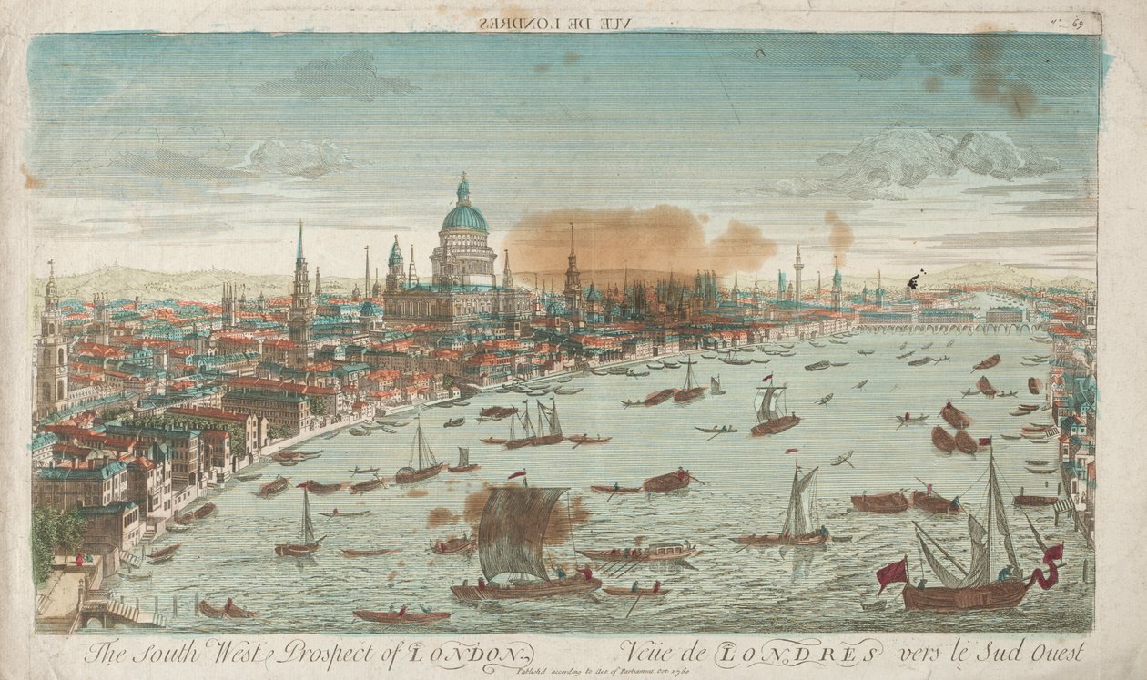 Southwest Prospect of London by Unknown artist