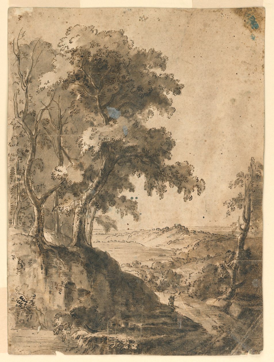 Tree in Landscape by Unknown artist