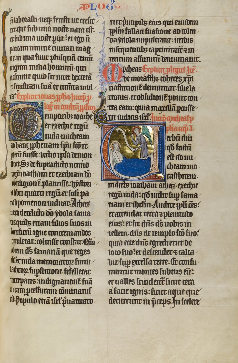 An Angel before Micah by Unknown  – illuminator