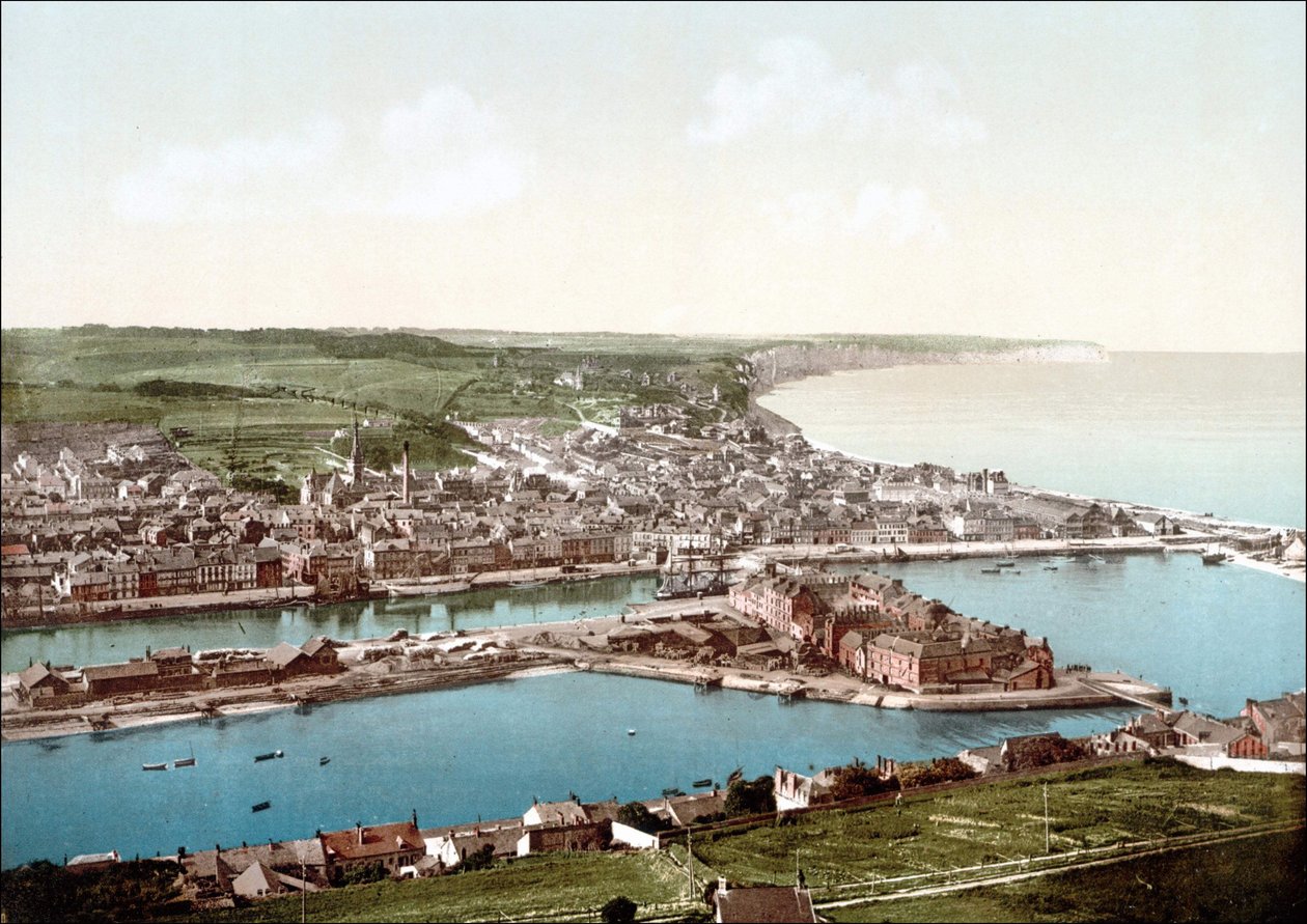 Fécamp and its cliffs by Unknown photographer