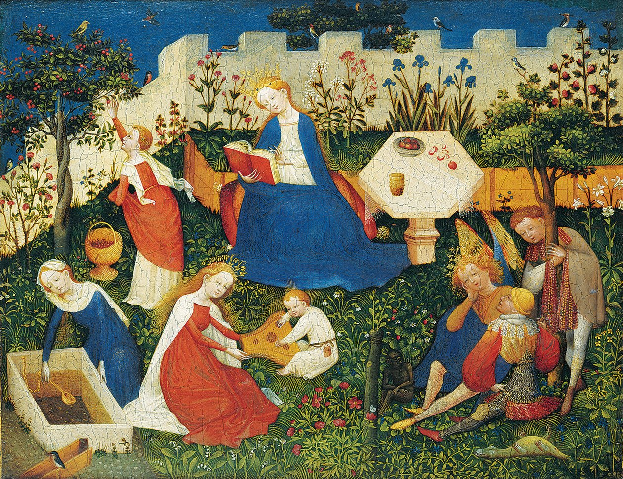 The Little Garden of Paradise by Upper Rhenish Master