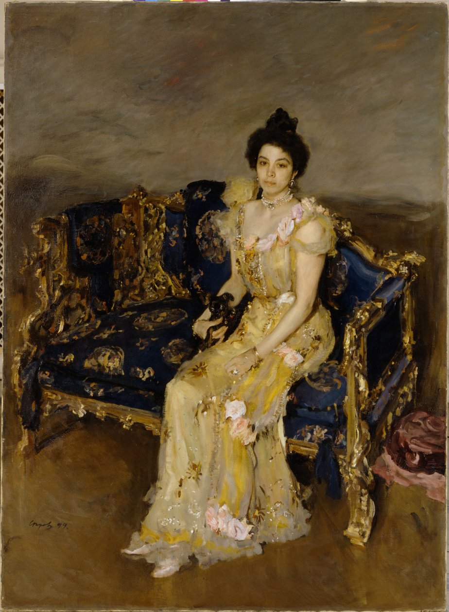 Portrait of Sofia Botkina by Valentin Aleksandrovich Serov
