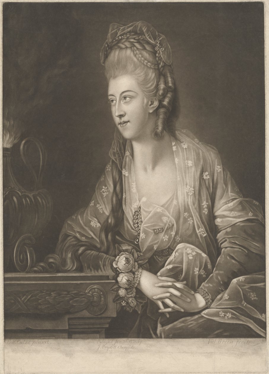 Mrs. Le Maistre by Valentine Green