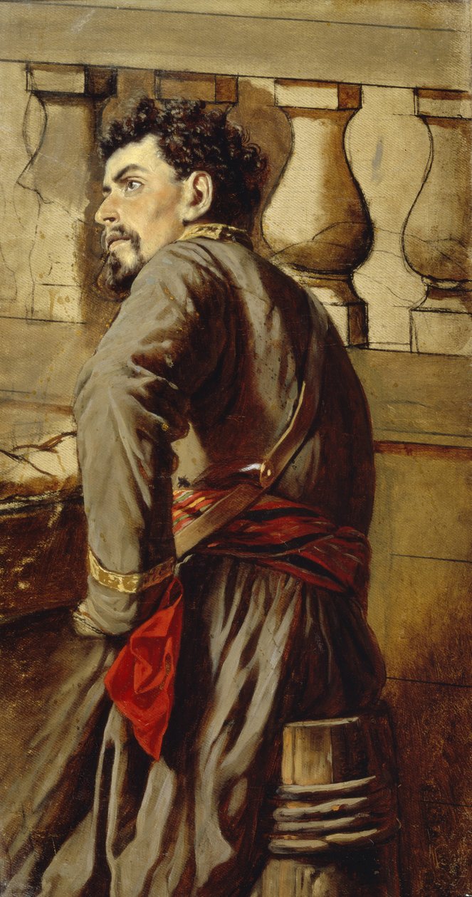 A Zaporozhian Cossack by Vasili Grigorevich Perov