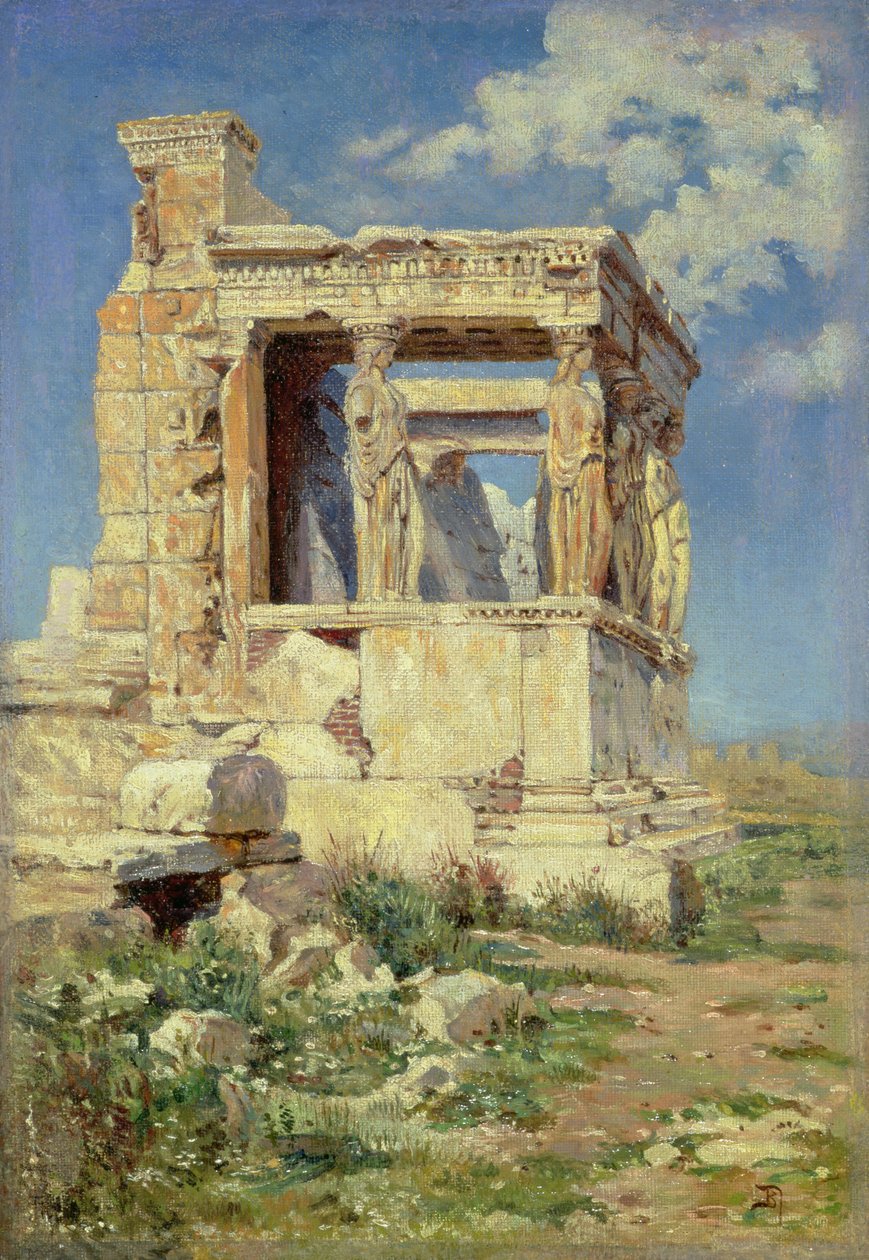 Portico with Caryatids by Vasilij Dmitrievich Polenov
