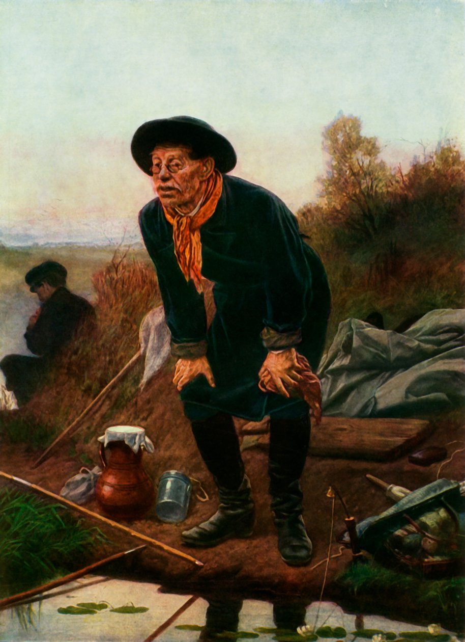 The Fisherman by Vasily Perov
