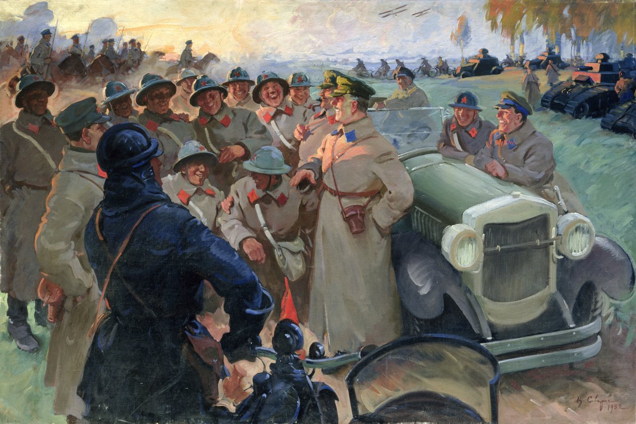 Kliment Voroshilov on Manoeuvres by Vasily Semyonovich Svarog
