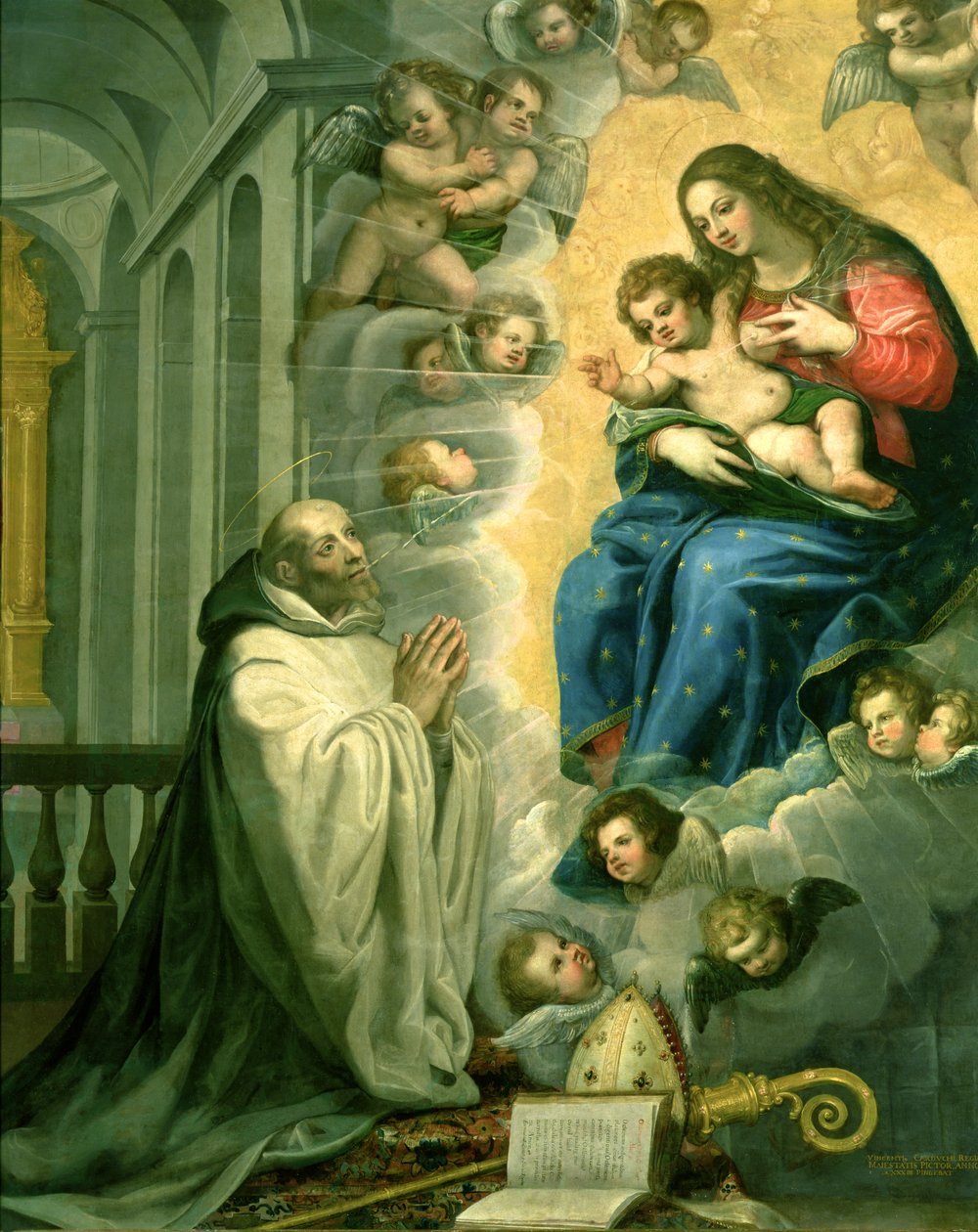 The Vision of St. Bernard by Vicente Carducho