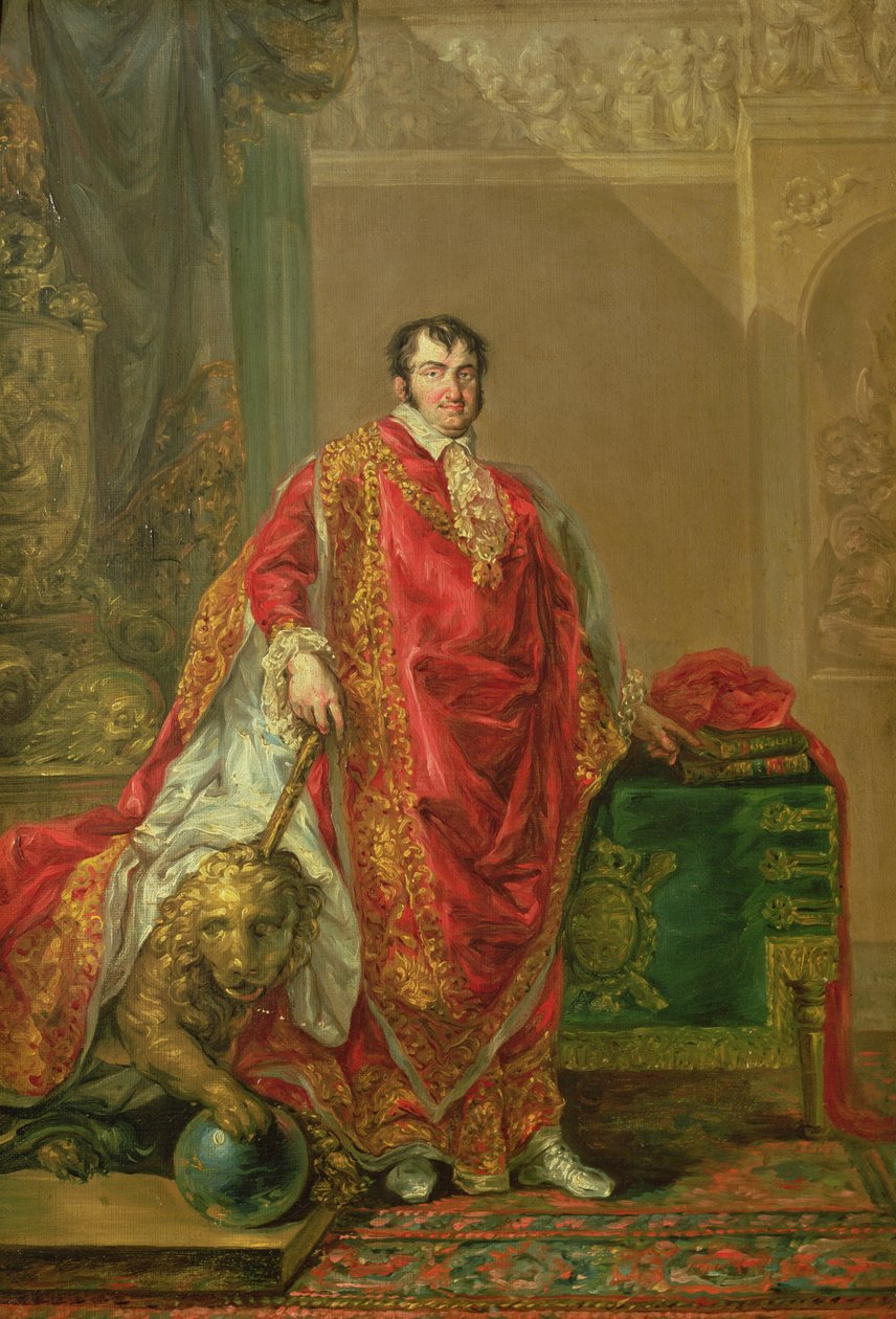 Portrait of Ferdinand VII (1784-1833) by Vicente Lopez y Portana