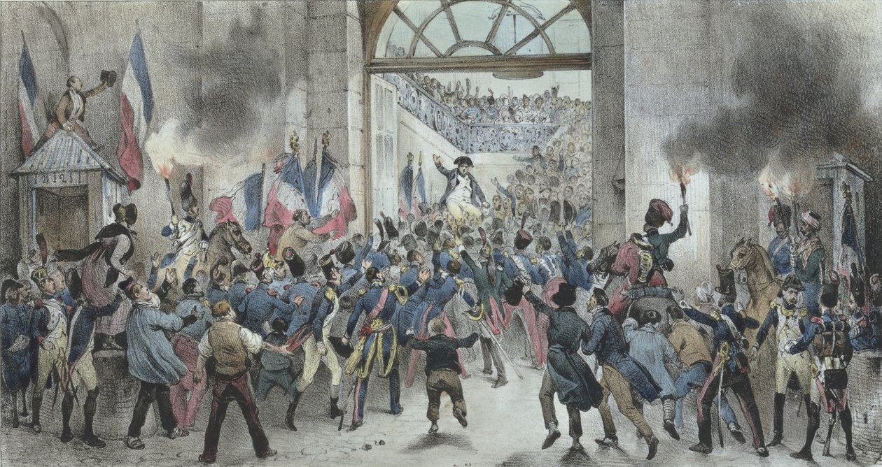 The Arrival of Napoleon at the Tuileries on 20th March 1815 by Victor Adam
