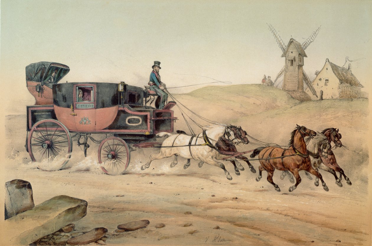 The Mail Coach by Victor Adam