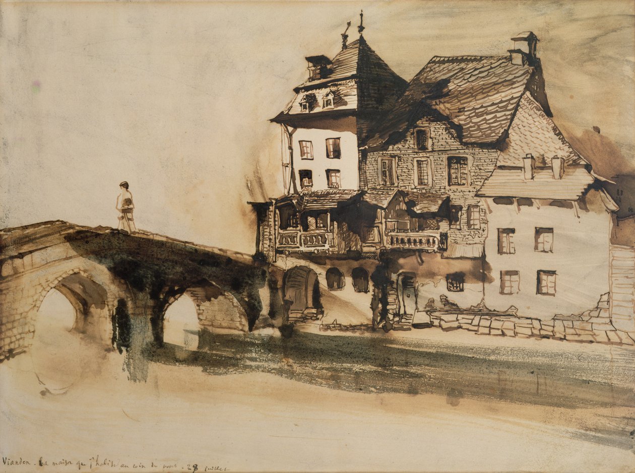 The House Where I Live by the Bridge in Vianden, 28th July 1871 by Victor Hugo