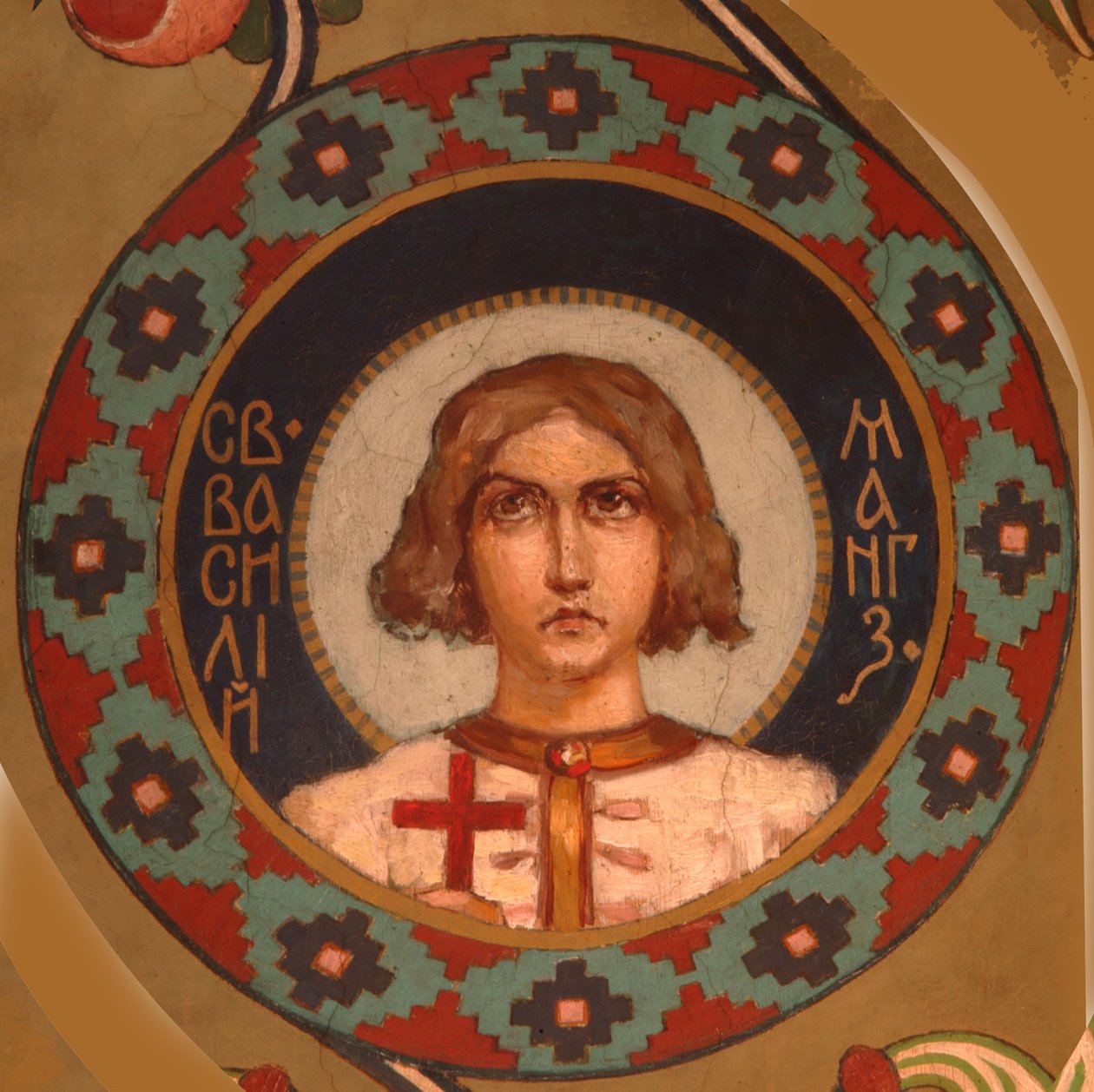 Saint Basil of Mangazeya by Viktor Mikhaylovich Vasnetsov