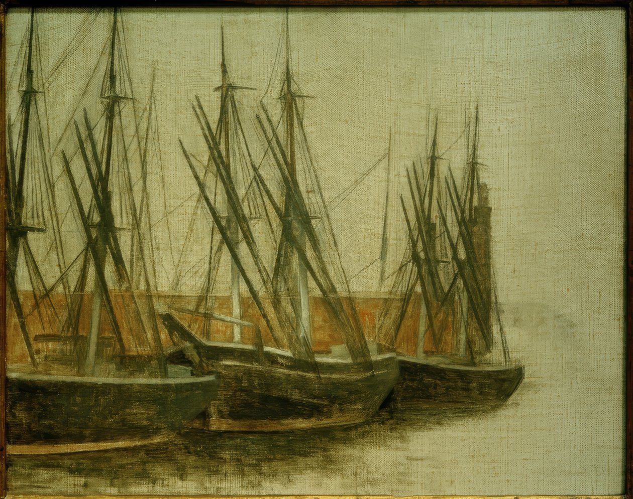 Christianshavn Canal by Vilhelm Hammershoi