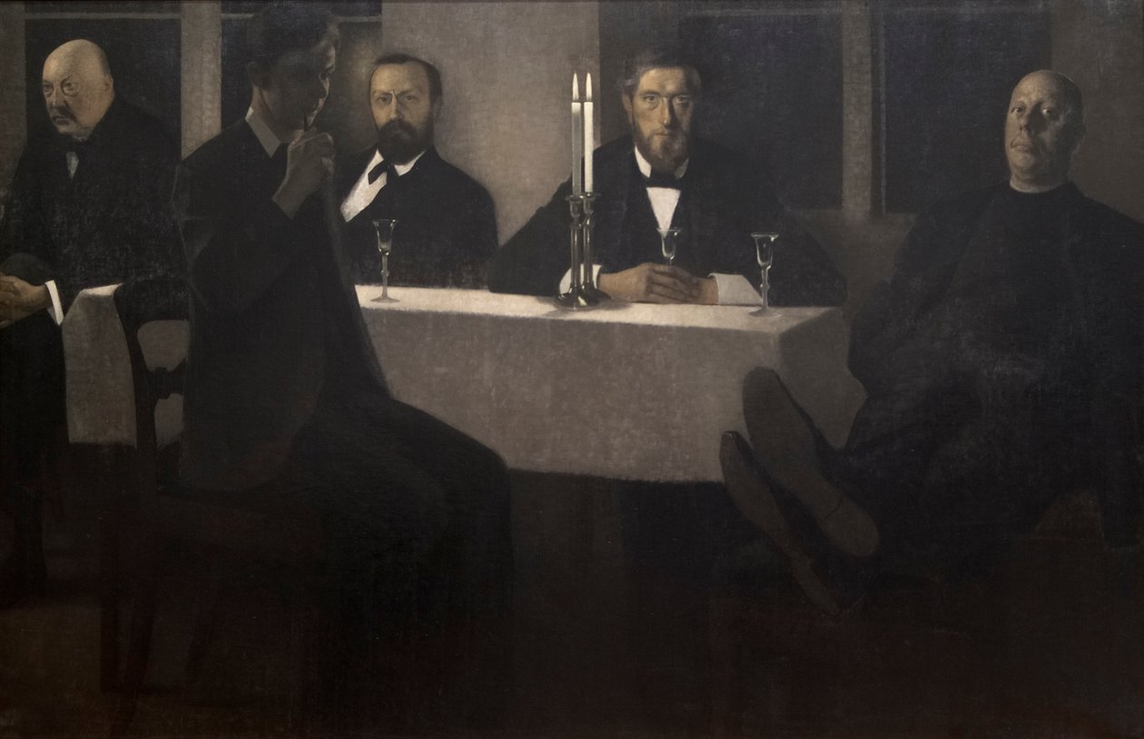 Five portraits by Vilhelm Hammershoi