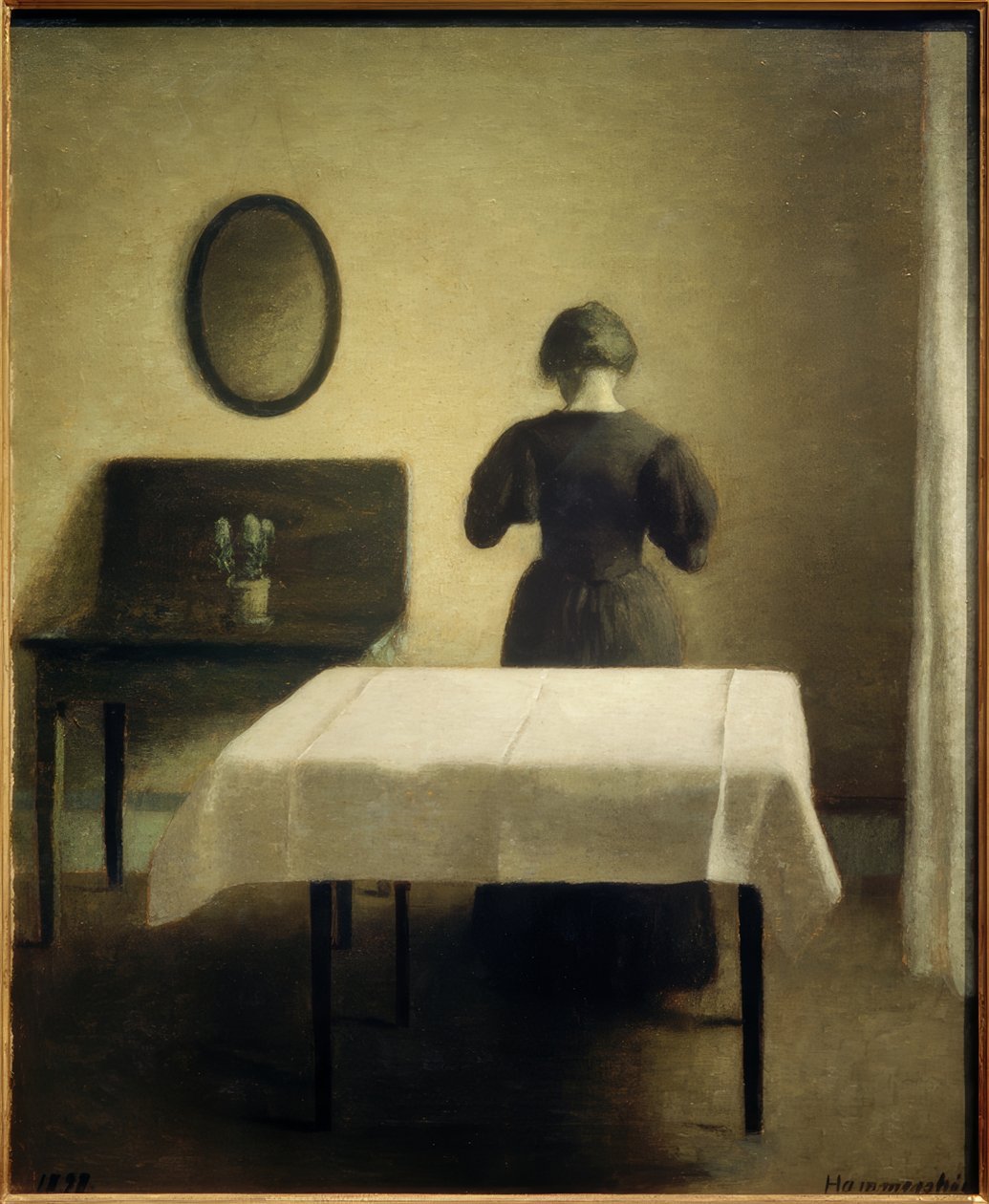 Interior, 1898 by Vilhelm Hammershoi