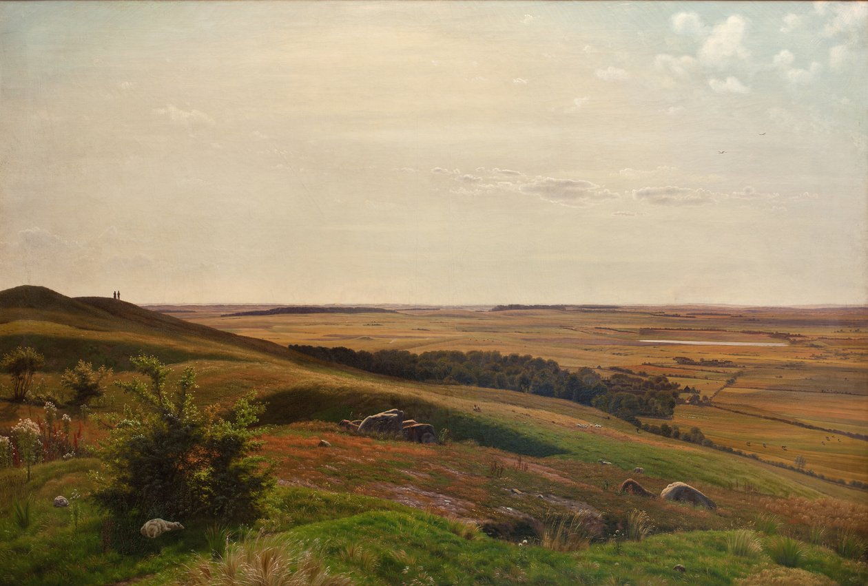 Mountain Slope Near Horsens, Afternoon by Vilhelm Kyhn