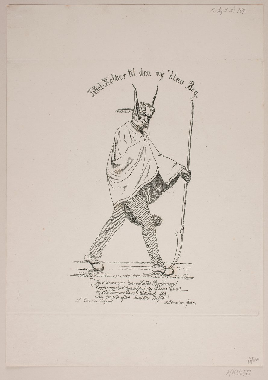 Satirical Portrait by Vilhelm Kyhn